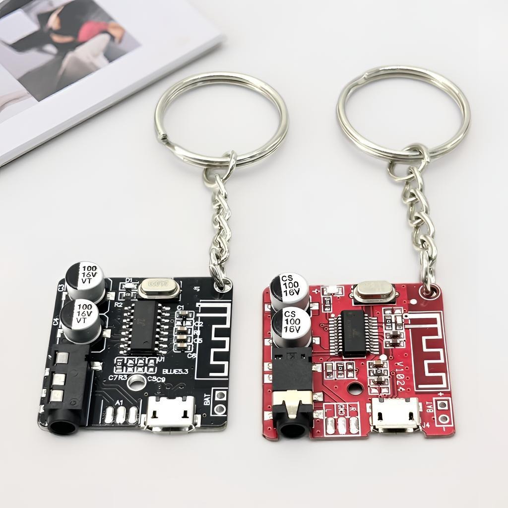 Tech Accessories Board - 사이버펑크 스타일 회로 기판 열쇠고리 레트로