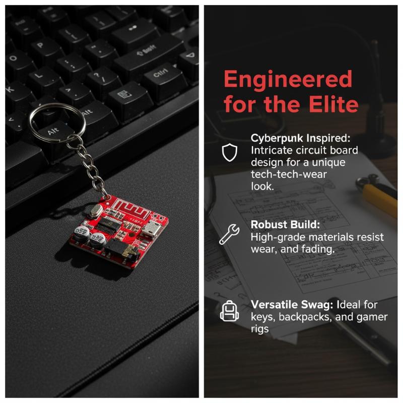 회로 기판 키체인 미니멀리스트 레트로 PCB 메탈 키링 - Tech Accessories Board 리뷰 및 가격